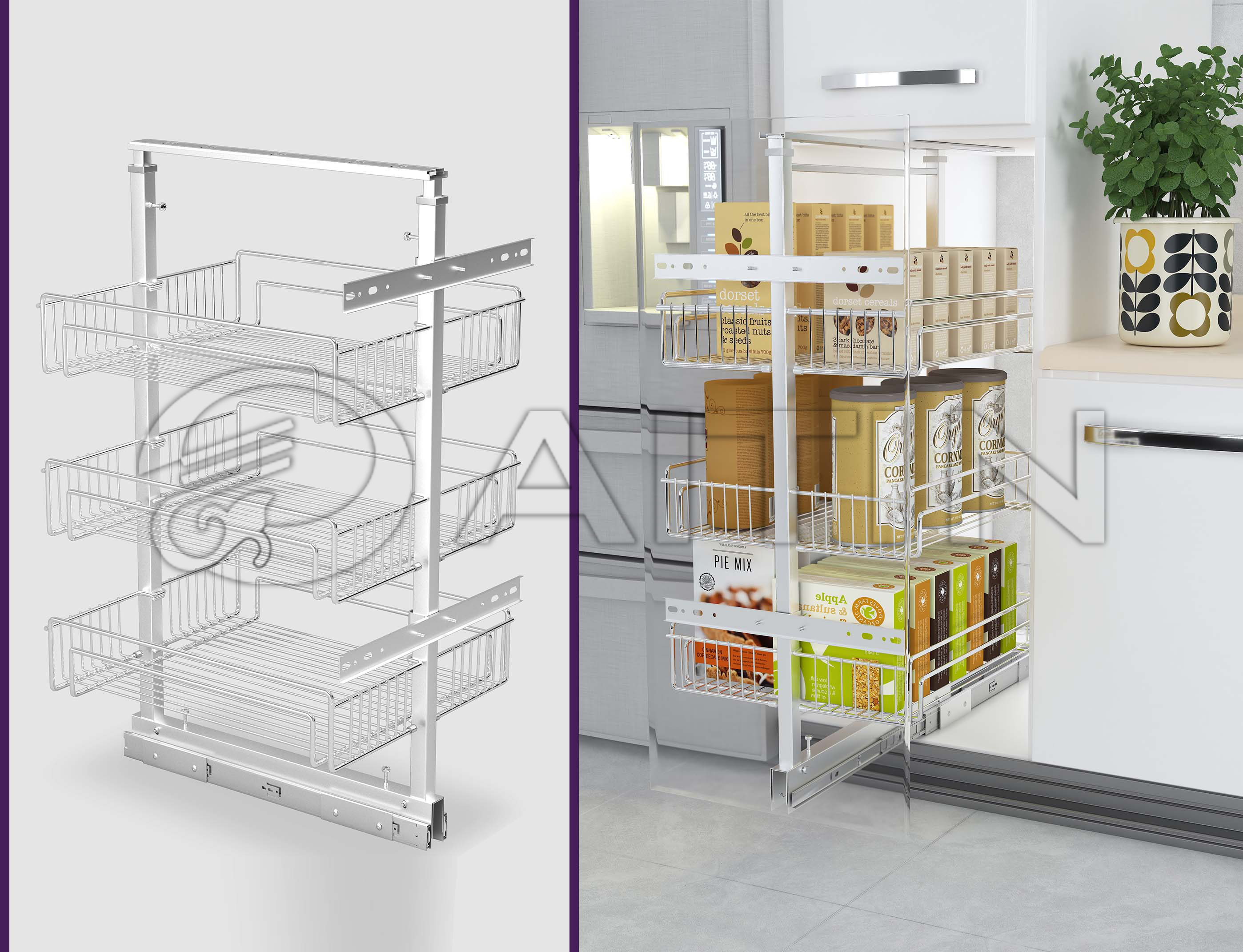 سوپری وسط 3 طبقه