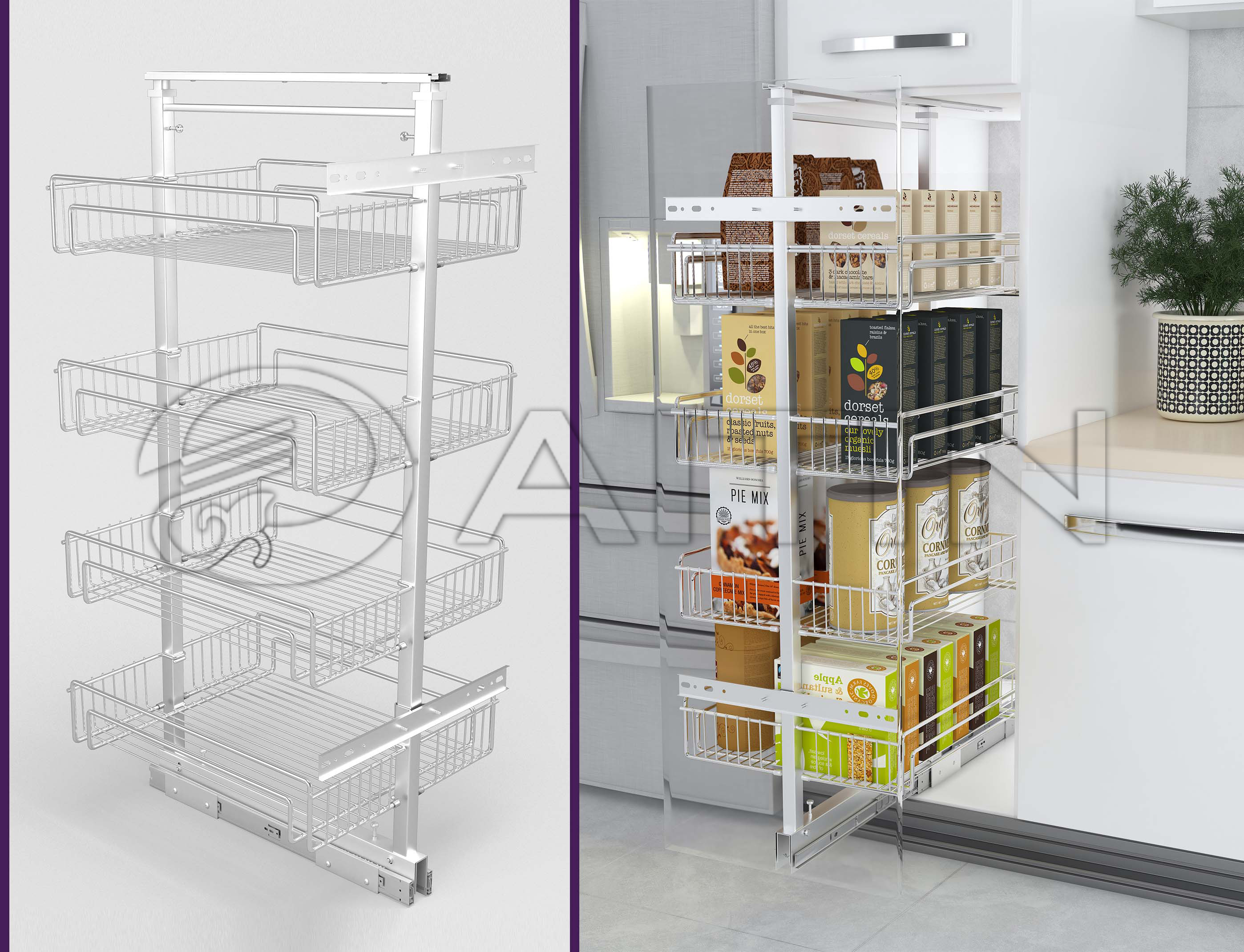 سوپری وسط چهار طبقه