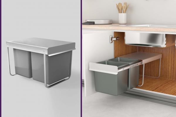 سطل زباله دو مخزنه